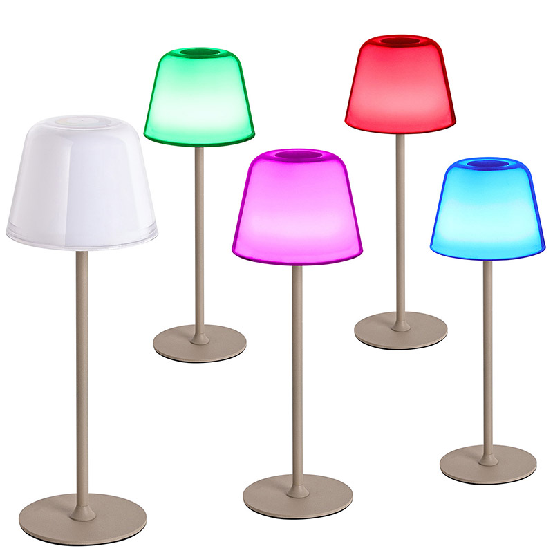 LED Desk Lamp With RGB Mushroom Shade