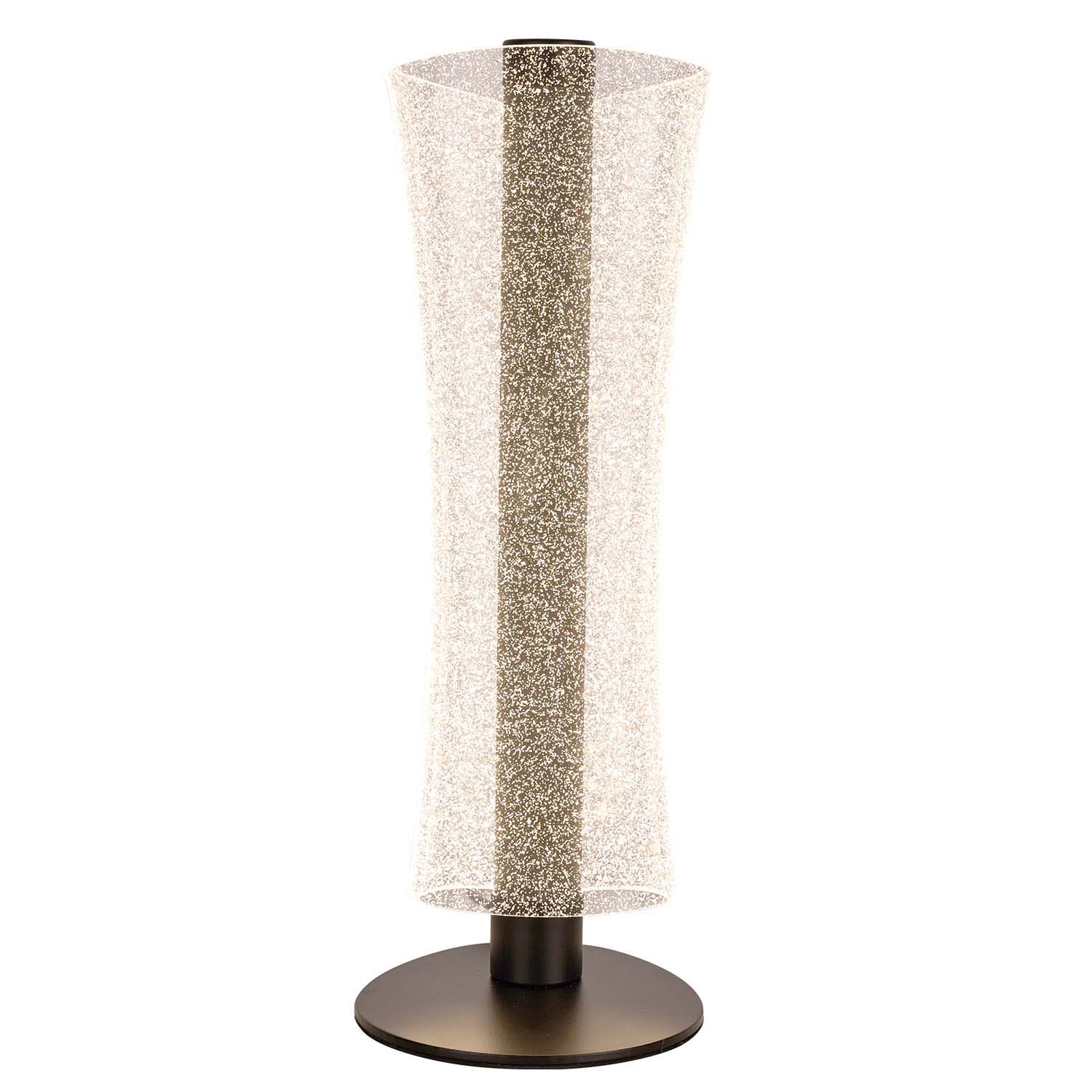 Light Color LED Table Lamp with Glass Shade