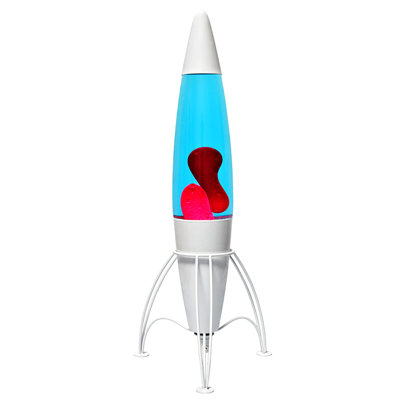 Red Lava Lamp with Socket Shape