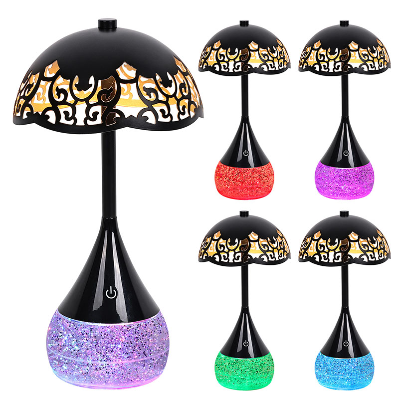 RGB Color base Led Desk Lamp With Umbrella Shape