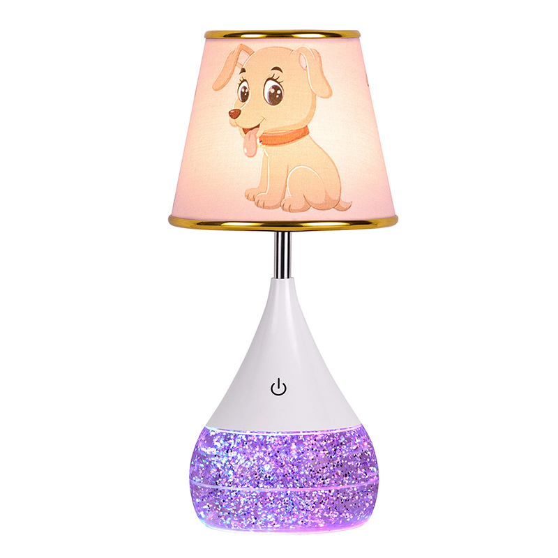 RGB Liquid LED Desk Lamp with Duck Fabric Shade