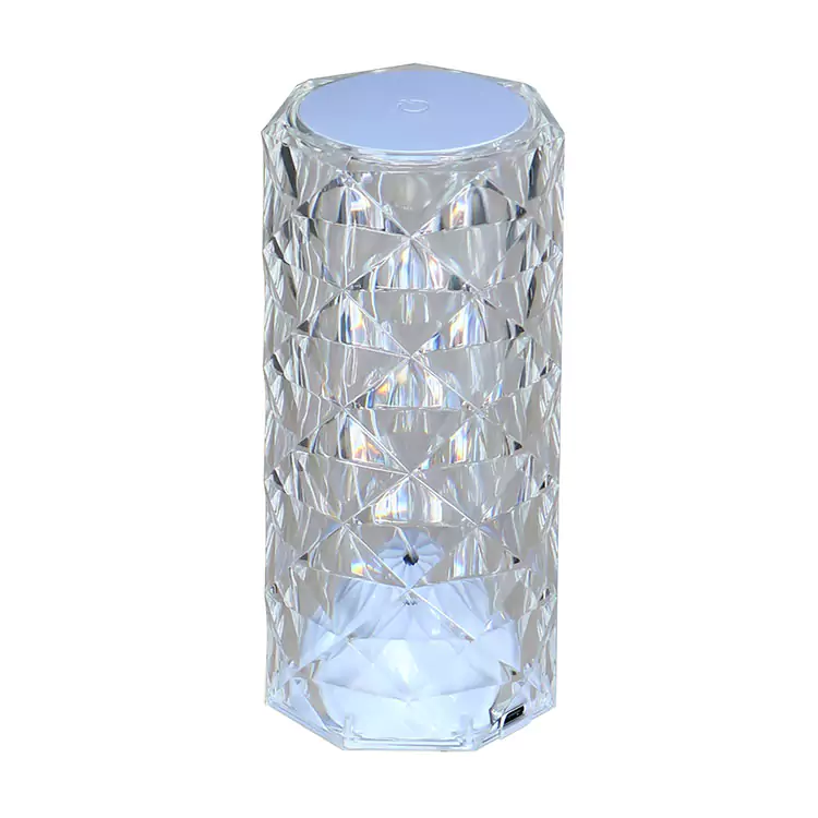 Rose Crystal Lamp