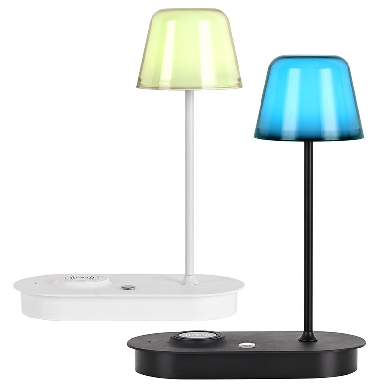 Wireless Charger Desk Lamp with RGB Light