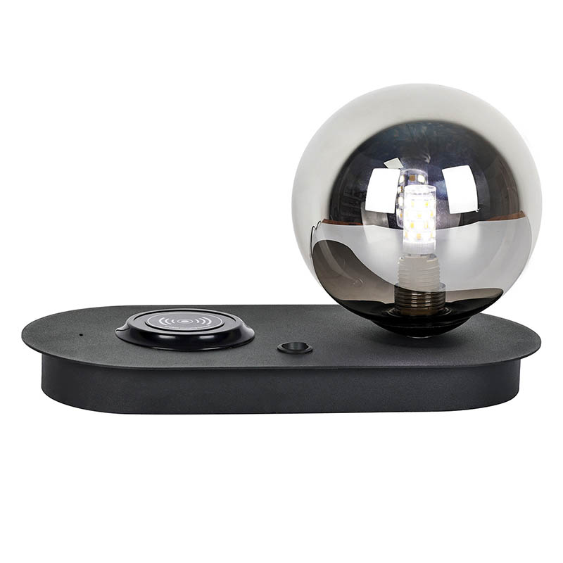 Wireless Charger Table Lamp With Ball Light