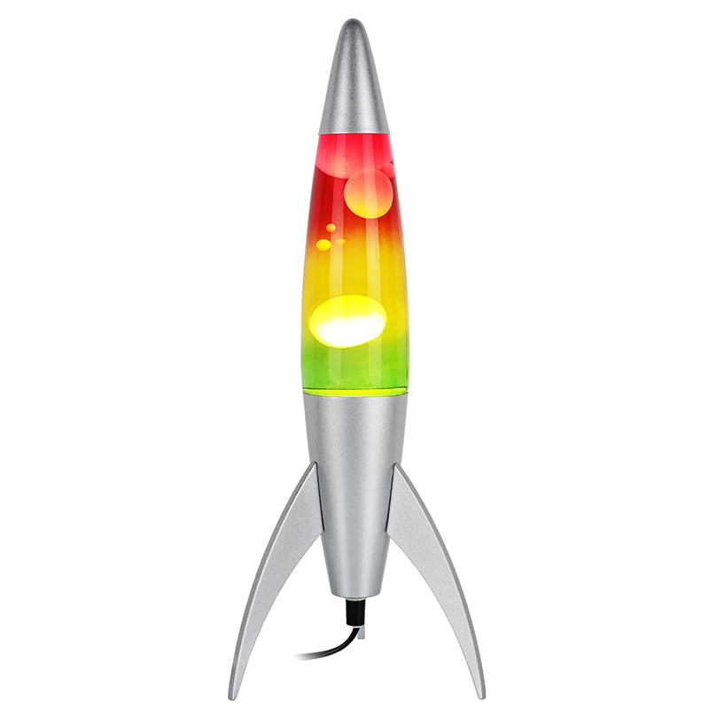 Yellow Lava Lamp with Socket Shape